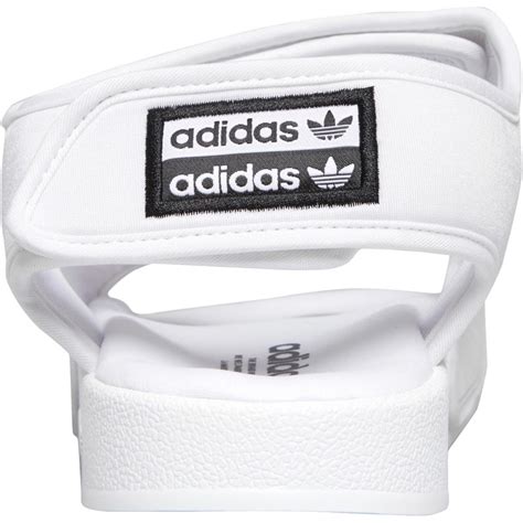 adidas slippers wit heren|Adidas 3 strips sandalen.